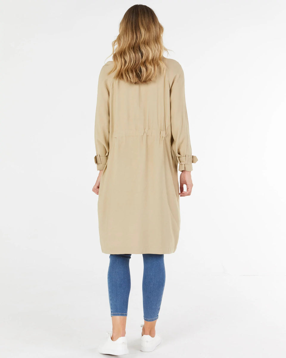 Elle Trench Coat CloverLaneBoutique