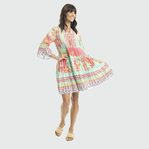 Sarah Dress Layers Frill Sleeve