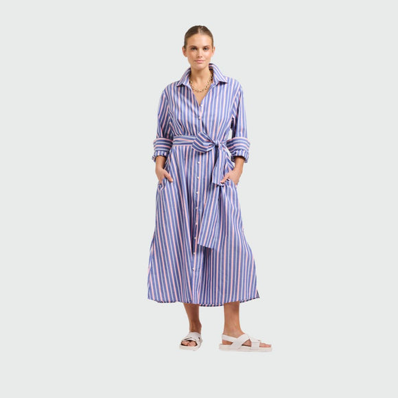 The Luna Oversized Longline Shirtdress