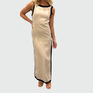 Bonded Contrast Maxi